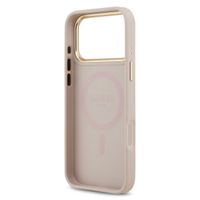 Guess Coque MagSafe Classic avec logo 4G Apple iPhone 17 Pro Max - Rose