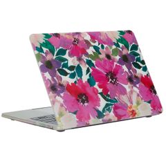 imoshion Coque Design Laptop Apple MacBook Air 15 pouces (2023 / 2024 M3 chip / 2025 M4 chip) - A2941 / A3114 / A3241 - Floral Water Color