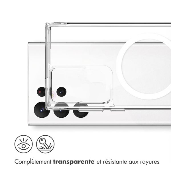 imoshion Coque Rugged Air MagSafe Samsung Galaxy S24 Ultra - Transparent