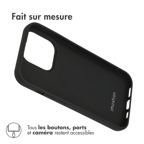 imoshion Coque Couleur iPhone 14 Pro - Noir