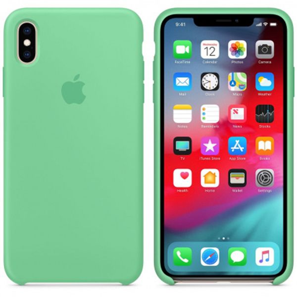 Apple Coque en silicone iPhone Xs Max - Spearmint