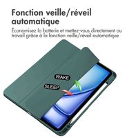 imoshion Coque tablette rigide Trifold Apple iPad Air 13 pouces (2025) M3 / (2024) M2 - Vert