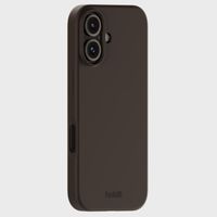 Holdit Coque Silicone Apple iPhone 16 - Chocolate