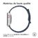 imoshion Bracelet en cuir magnétique Apple Watch Series 1-9 / SE - 38/40/41 mm / Series 10 - 42 mm - Bleu