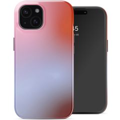 Selencia Coque arrière Vivid avec MagSafe Apple iPhone 15 - Gradient Soft Blush