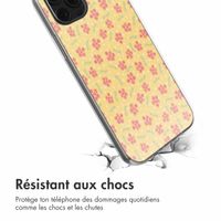 imoshion Coque design pour iPhone 12 (Pro) - Sunny Yellow Petite Flowers