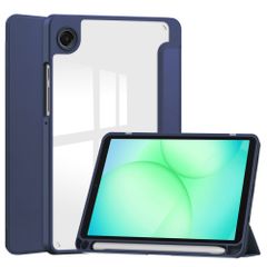 imoshion Coque tablette rigide Trifold Samsung Galaxy Tab A11 / A9 8.7 pouces - Bleu foncé