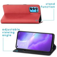 imoshion Étui de téléphone Slim Folio Oppo Find X3 Lite - Rouge