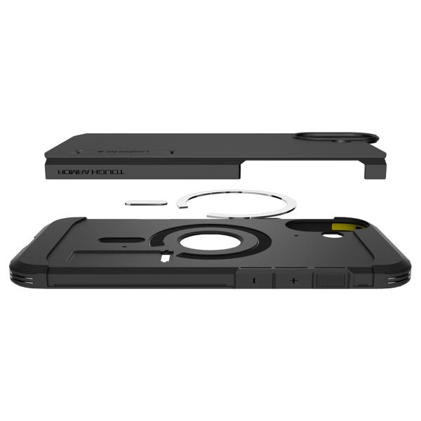 Spigen Coque Tough Armor MagSafe Apple iPhone 16 - Noir