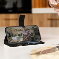 imoshion Étui de télephone portefeuille Design Samsung Galaxy A25 (5G) - Sky Black