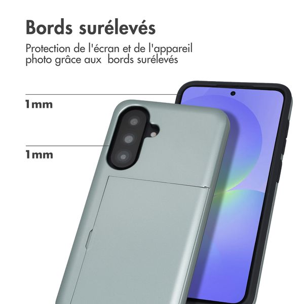 imoshion Coque arrière avec porte-cartes Samsung Galaxy A37 (5G) - Vert