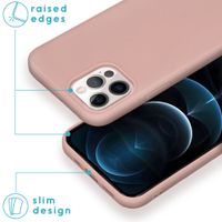 imoshion Coque Couleur iPhone 12 (Pro) - Dusty Pink