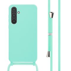 imoshion Coque en silicone avec cordon Samsung Galaxy A35 - Vert menthe