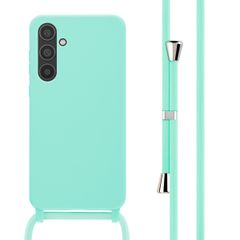 imoshion Coque en silicone avec cordon Samsung Galaxy A35 - Menthe verte