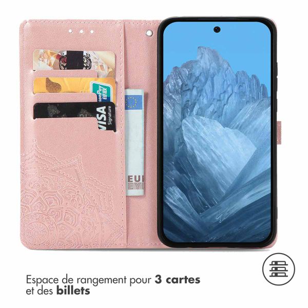 imoshion Etui de téléphone portefeuille Google Pixel 9 Pro XL - Rose Dorée