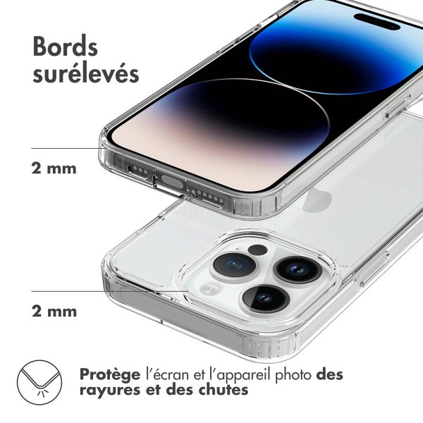 Accezz Coque Xtreme Impact Apple iPhone 15 Pro - Transparent