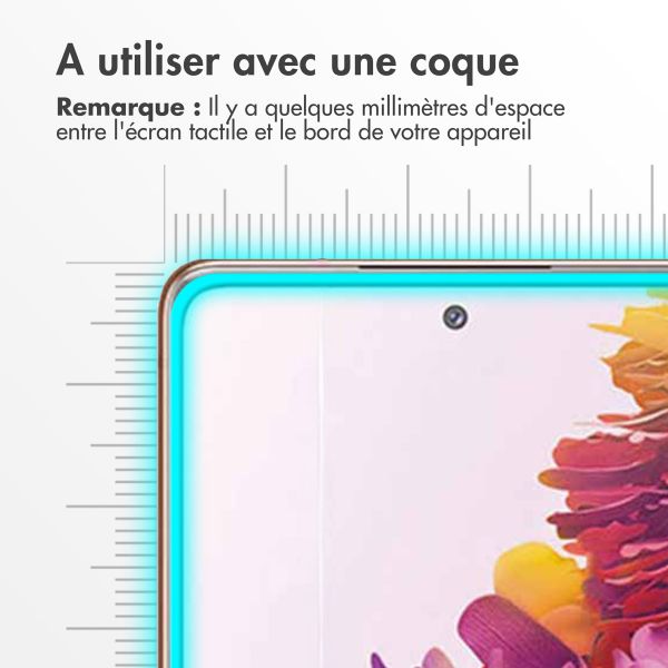 Accezz Protection d'écran en verre trempé Samsung Galaxy S20 FE