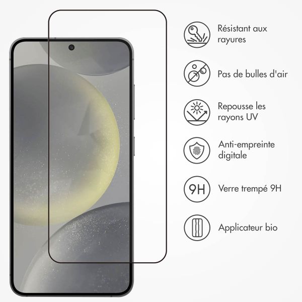 Accezz Protection d'écran en verre trempé avec applicateur Samsung Galaxy S25