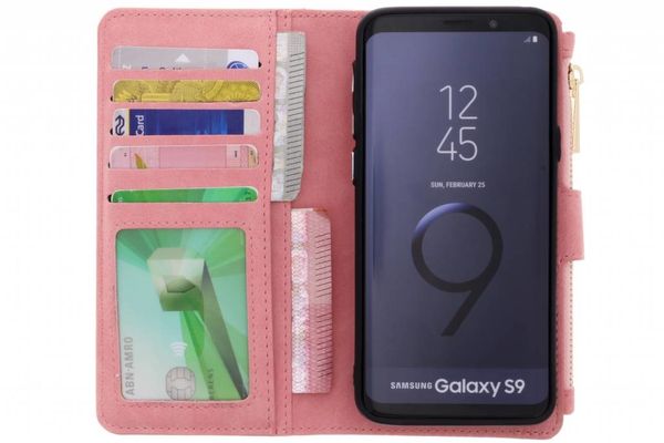 Porte-monnaie de luxe Samsung Galaxy S9 - Rose