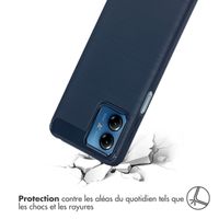 imoshion Coque Brushed Motorola Moto G14 - Bleu foncé