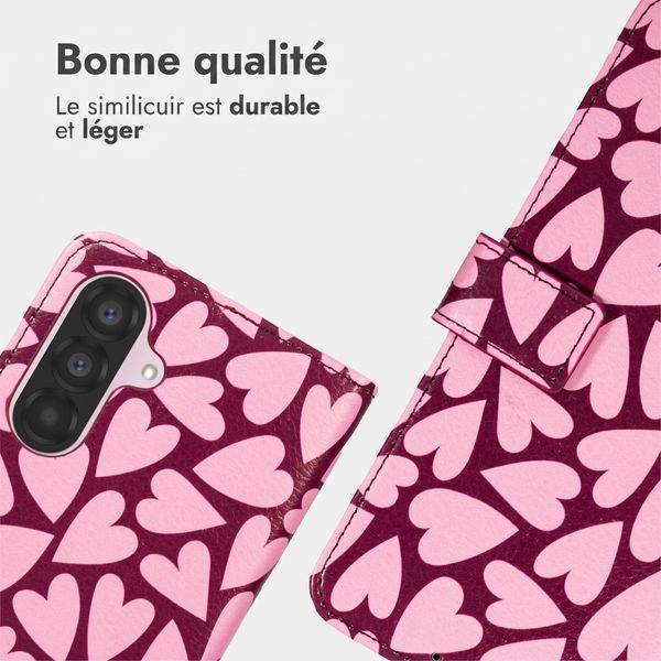 imoshion Étui de télephone portefeuille Design Samsung Galaxy A36 - Hearty Blush