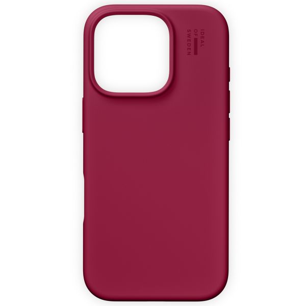 iDeal of Sweden Coque Silicone iPhone 16 Pro - Cranberry