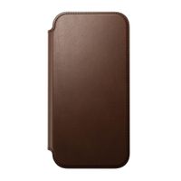 Nomad Étui de télephone portefeuille Modern Leather Folio Apple iPhone 17 Pro Max - Marron