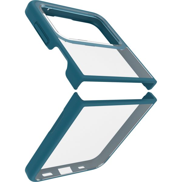 OtterBox Coque arrière Thin Flex pour le Samsung Galaxy Flip 4 - Transparent/Bleu