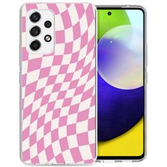 imoshion Coque Design Samsung Galaxy A53 - Retro Pink Check