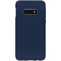 Accezz Coque Liquid Silicone Samsung Galaxy S10e - Bleu foncé