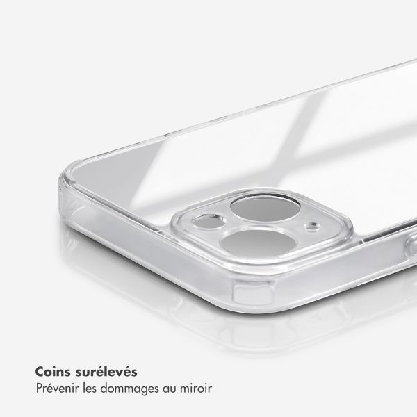 Selencia Coque Mirror Apple iPhone 13 - Argent