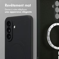 imoshion Coque Couleur avec MagSafe Samsung Galaxy A36 - Noir