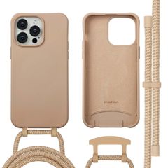 imoshion Coque arrière Color avec cordon amovible et MagSafe Apple iPhone 14 Pro Max - Nude