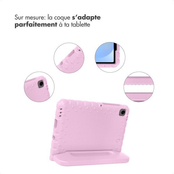 imoshion Coque kidsproof avec poignée Samsung Galaxy Tab A11 / A9 8.7 pouces - Rose clair