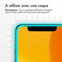Accezz Protection d'écran en verre trempé Apple iPhone 12 Mini