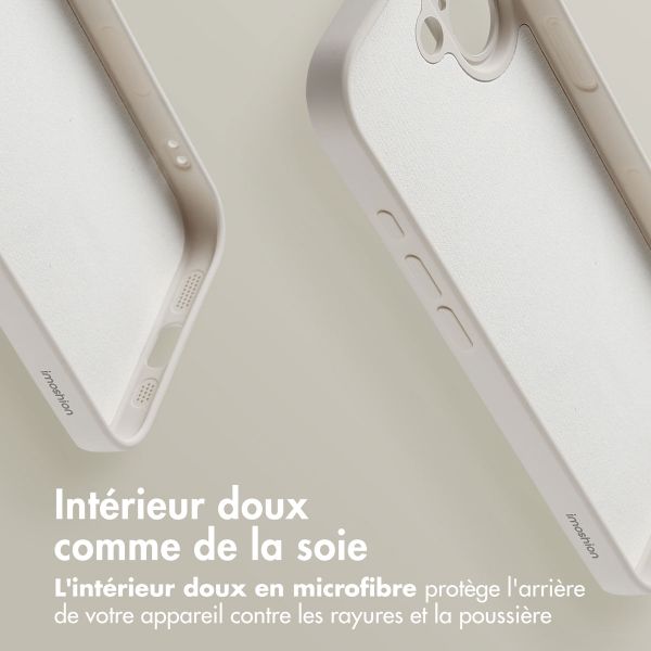 imoshion Coque Couleur avec MagSafe Apple iPhone 17 - Beige