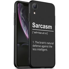 imoshion Coque Design iPhone Xr - Quote - Noir