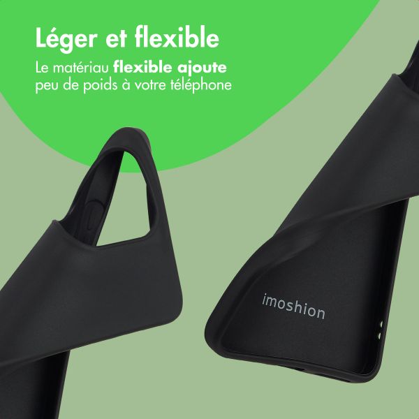 imoshion Coque Couleur Motorola Moto G86 - Noir