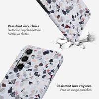 Selencia Coque arrière Vivid Tough Samsung Galaxy A55 - Chic Terazzo