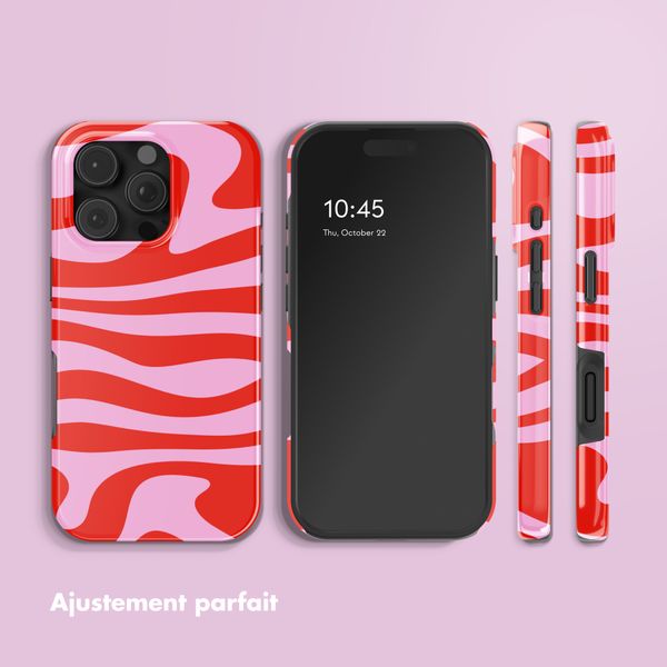 Selencia Coque arrière Vivid Apple iPhone 16 Pro - Dream Swirl Pink