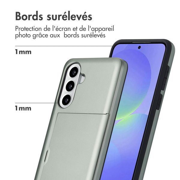 imoshion Coque arrière avec porte-cartes Samsung Galaxy A36 / A56 - Vert