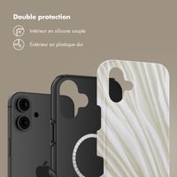 Selencia Coque arrière Vivid avec MagSafe Apple iPhone 16 - Nature Light Brown