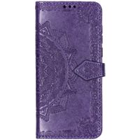 Etui de téléphone portefeuille Mandala Motorola One Vision