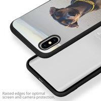 Concevez votre propre coque en gel Apple iPhone Xs / X - Noir