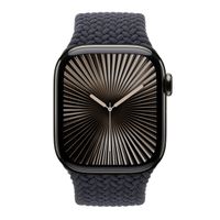 Apple Bracelet Solo tressé Apple Watch | 44/45/46/49 mm - Taille 2 - Midnight