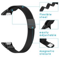 imoshion Milanais Watch bracelet le Samsung Galaxy Fit - Noir