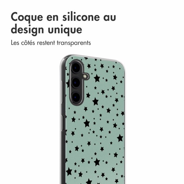 imoshion Coque Design Samsung Galaxy A14 (5G) - Stars Mint