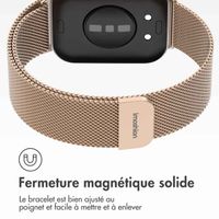 imoshion Bracelet magnétique milanais Huawei Watch Fit 3 - Rose Gold