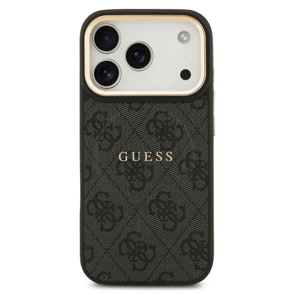 Guess Coque MagSafe Classic avec logo 4G Apple iPhone 17 Pro Max - Noir