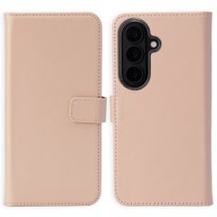 Selencia Étui portefeuille en cuir véritable Samsung Galaxy S26 Plus - Dusty Pink